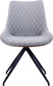 Feel Furniture - Eetkamerstoel - Fynn - Cognac-licht grijs