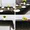 Partizzle 2x Plastic Wegwerp Tafelkleed - Verjaardag Feest Versiering - 50 Jaar Abraham Sarah - Zwart-Goud