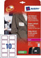 Naambadge etiket avery l4786-20 80x50mm 200st rd