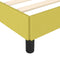 vidaXL - Bedframe - stof - groen - 90x200 - cm