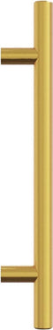 vidaXL - Handvatten - 10 - st - 128 - mm - roestvrij - staal - goudkleurig