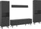 Furnilux Linea - Woonkamercombinatie - Grijs mat MDF en melamine - 40x331x195cm