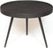 Zwarte salontafel - salontafel rond - bijzettafel 58 cm