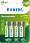 Philips R6B4B260/10 - AA Batterijen - 2600 mAh NiMH - (4 stuks)