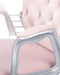 PRINCESS - Bureaustoel - Pastelroze - Fluweel