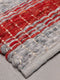 Varenna Red Vloerkleed - 200x300 - Rechthoek - Laagpolig,Structuur Tapijt - Industrieel - Grijs, Rood, Wit