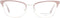 Gant GA4144 51072 bril zonder sterke - Dames - Roze