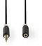 Nedis CABW22050AT20 - Audio kabel 3.5mm - 200cm - Grijs