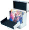 Vinyl LP Koffer - Platenkoffer - 40 LPs - Zilver Aluminium