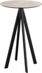 Infinity Statafel Zwart Frame + Moonstone HPL 70 cm - Essentials 120041370