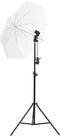 vidaXL - Fotostudioset - met - verlichtingsset, - achtergrond - en - reflector