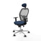 Jorquera Piqueras y Crespo 1D086G1 - Bureaustoel met hoofdsteun - Verstelbare hoogte - Marineblauw