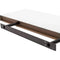 WOLTU RG9365ws-2 - Set van 2 wand planken - Wit MDF - Onzichtbaar ophang systeem