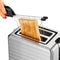 ProfiCook PC-TAZ 1110 - Broodrooster - 2 sneetjes - Extra brede sleuven 40 mm - Zwart en zilver