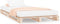 vidaXL - Palletbed - massief - grenenhout - 100x200 - cm