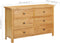 vidaXL - Ladekast - 105x33,5x73 - cm - massief - eikenhout