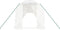 vidaXL - Tuinkas - met - stalen - frame - 36 - m² - 18x2x2 - m - wit