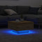 vidaXL - Salontafel - met - LED - verlichting - Artisan - Eiken - 55x55x31 - cm
