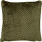 Dutch Decor ZICO - Kussenhoes zigzag 45x45 cm Chive - groen - superzacht - met rits