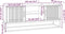vidaXL - Tv-meubel - 105x30x45 - cm - bewerkt - hout - en - ijzer
