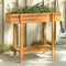 vidaXL - Plantenbak - verhoogd - 90x30x75 - cm - massief - acaciahout