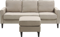 AVESTA - Driezitsbank - Beige - Universeel - Polyester