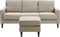 AVESTA - Driezitsbank - Beige - Universeel - Polyester