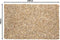 MUT - Shaggy vloerkleed - Beige - 140 x 200 cm - Leer