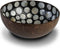 Noya - Coconut Bowl - Kokosnoot - Schaal Kom - Zilver Zwart Mother of Pearl