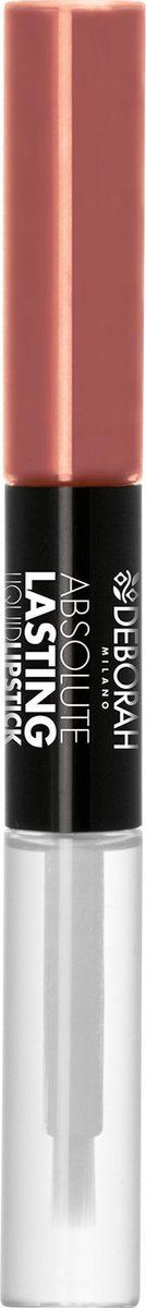 Deborah Milano Absolute Lasting Liquid Lipstick - 16 Nude Beige - Duo lippenstift langhoudend - Nude