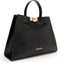 Valentino Bags Anastasia - Handtas - Croco-materiaal met gouden sluiting - Zwart