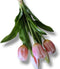 Kunsttulpen - Maakt het Verschil in jouw Interieur - Tulpen - Nepbloemen - Kunstbloemen - Voorjaarsbloemen - Zijden Bloemen - Nep bloemen - Bruiloft bloemen - Voorjaar - 36cm - Roze