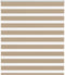 vidaXL - Zebra - Blind - 135x150 - cm - stofbreedte - 130,9 - cm - polyester - zandbruin