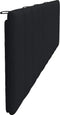 vidaXL - Hoofdbordkussen - 200 - cm - stof - zwart