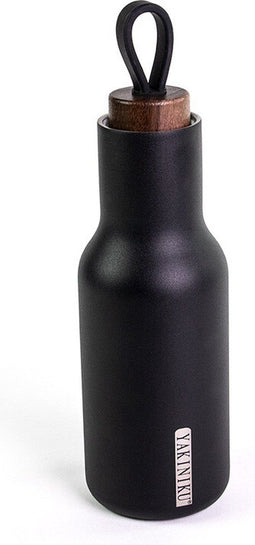 Yakiniku - Drinkfles - RVS - Zwart - 600ml