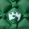 vidaXL - Kampeermatras - met - kussen - opblaasbaar - 1-persoons - groen
