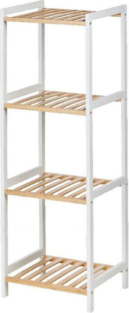 Badkamerschappen Berilo WR5503-4-460 Wit Natuurlijk 35 x 30 x 100 cm