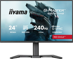 Iiyama G-Master GB2471HS-B1 - 24" Gaming Monitor - 240Hz verversingssnelheid - Zwart