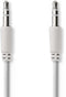Nedis CAGP22010WT10 - 3.5mm analoge kabel - 100cm - Wit