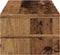 vidaXL - Monitorstandaard - 54x22x15 - cm - bewerkt - hout - oud - houtkleurig