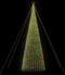 vidaXL - LED-kerstboom - 1544 - LEDs - kleurrijk - 500 - cm