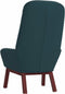 vidaXL Relaxstoel fluweel blauw