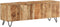 vidaXL - Tv-meubel - 110x30x40 - cm - massief - mangohout