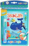 Totum junior magisch water kleurboekje junior sealife zeedieren - herbruikbaar kleurboek tekenen en kleuren Aqua Magic educatief peuter speelgoed 16 x 21 cm