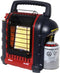 Mr Heater MH9BDF - Draagbare Gaskachel - 2400W voor ruimtes tot 26m² - Zwart/Rood