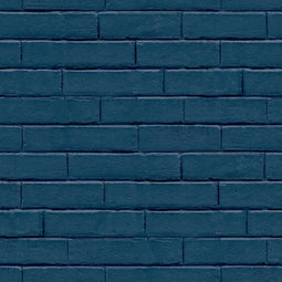 Noordwand - Good - Vibes - Behang - Brick - Wall - blauw