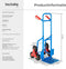 Tectake Trapsteekwagen - Traploper - Robuust Stalen Frame - Belastbaar tot 200 kg - 103 x 49 x 66 cm - Trolley