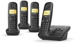 Gigaset A270A - DECT-telefoon - 4 handsets met antwoordapparaat en handsfree (4 handsets)