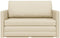 vidaXL - Ligbed - Sofa - 2-in-1 - Crème - 124x71x78 - cm - Stof