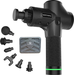 Northwall Massage Gun Professioneel Elite - Massage Pistool - 6 Opzetstukken - Zwart